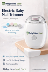 BabyShield Ease™ Smart Electric Baby Nail Trimmer – Gentle & Safe Nail Care for Little Ones
