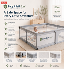BabyShield Ease™ Premium Baby Playpen – Safe & Spacious Indoor Play Area for Babies