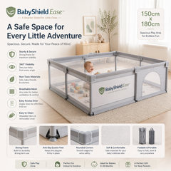 BabyShield Ease™ Premium Baby Playpen – Safe & Spacious Indoor Play Area for Babies